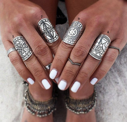 Bohemia Tibetan Silver Rings